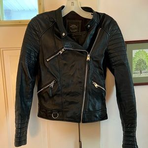 Zara leather jacket